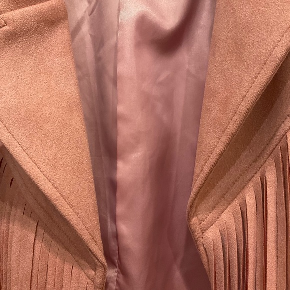 Pink Fringe Jacket by saints and hearts - Picture 7 of 8